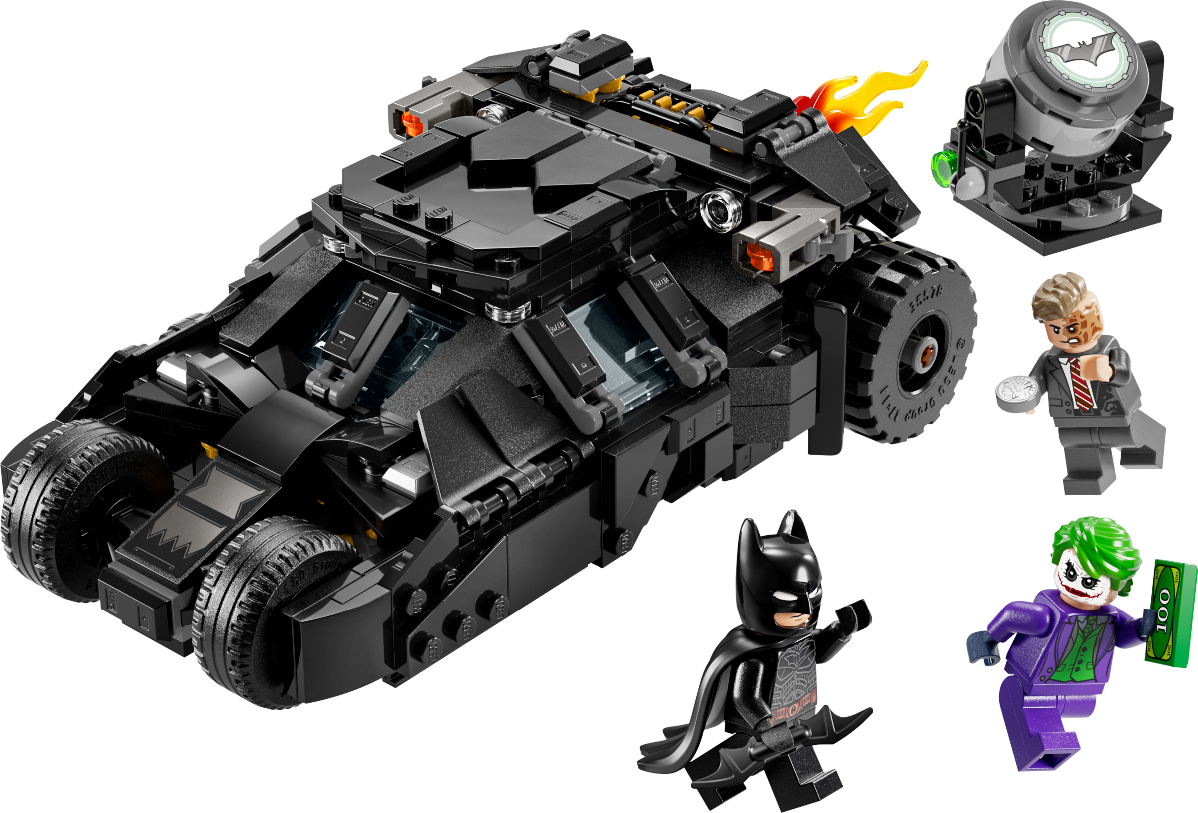Batman Tumbler vs. Two-Face &amp; The Joker