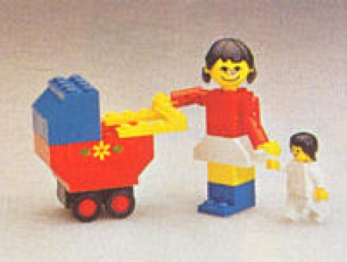 Mother with Baby Carriage