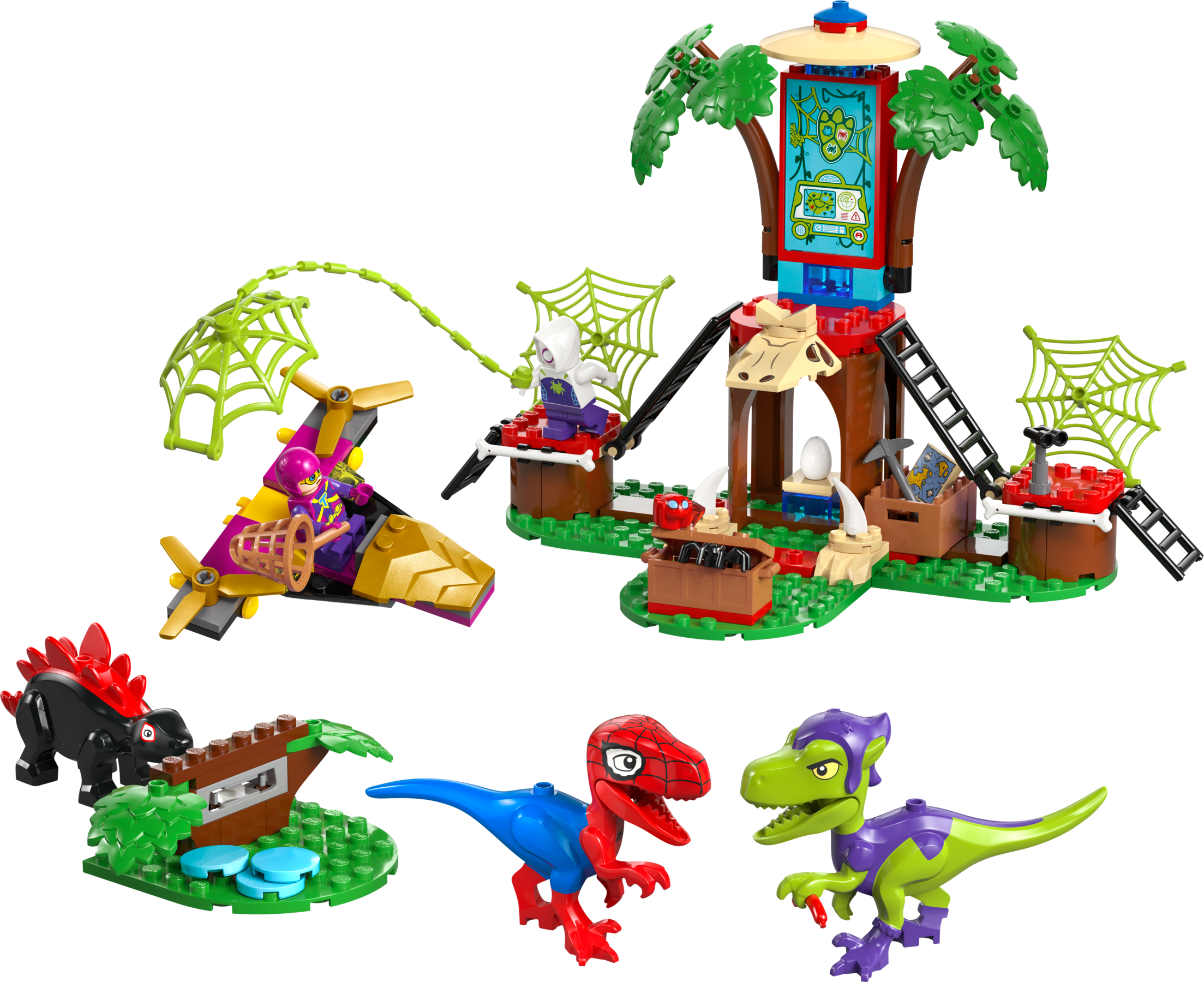 Spidey and Gobby's Raptor Battle at Tree House HQ