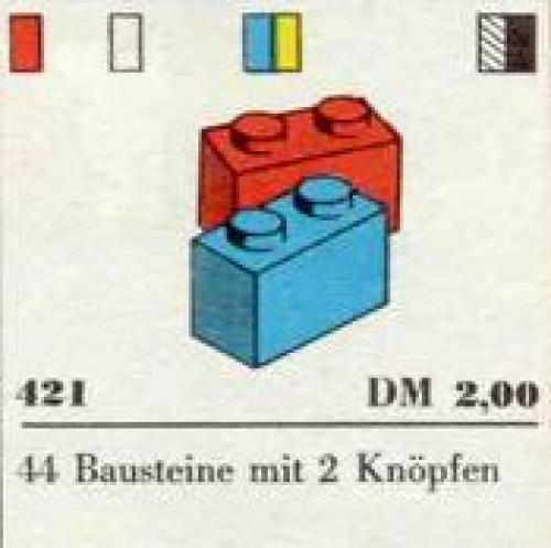 1 x 2 Bricks