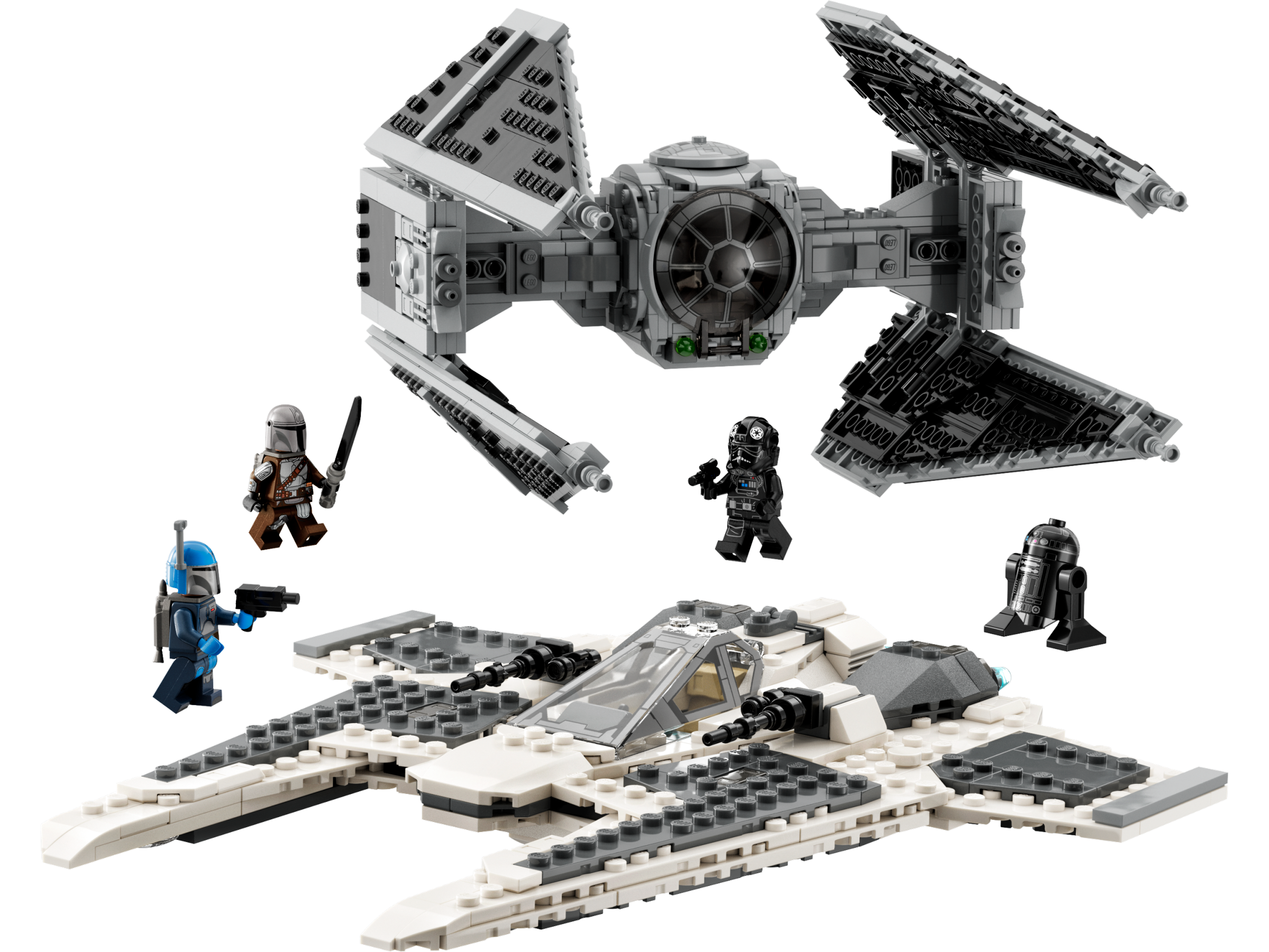 Mandalorian Fang Fighter vs. TIE Interceptor