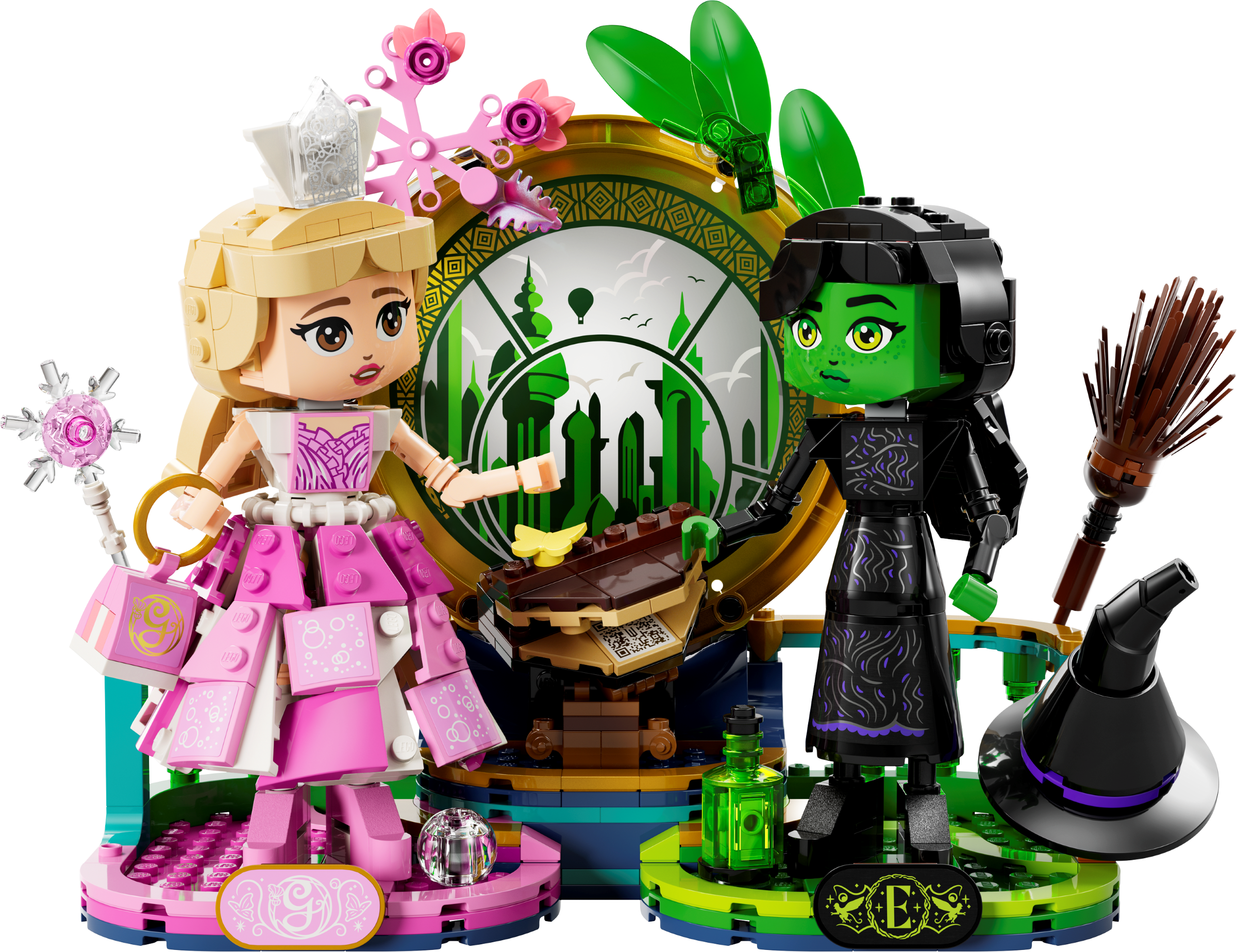Elphaba &amp; Glinda Figures