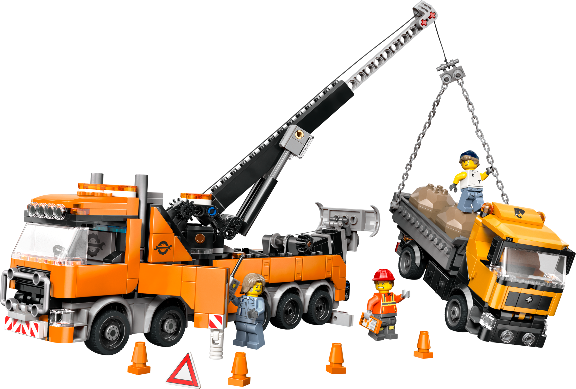 Heavy-Duty Recovery Tow Truck with Crane