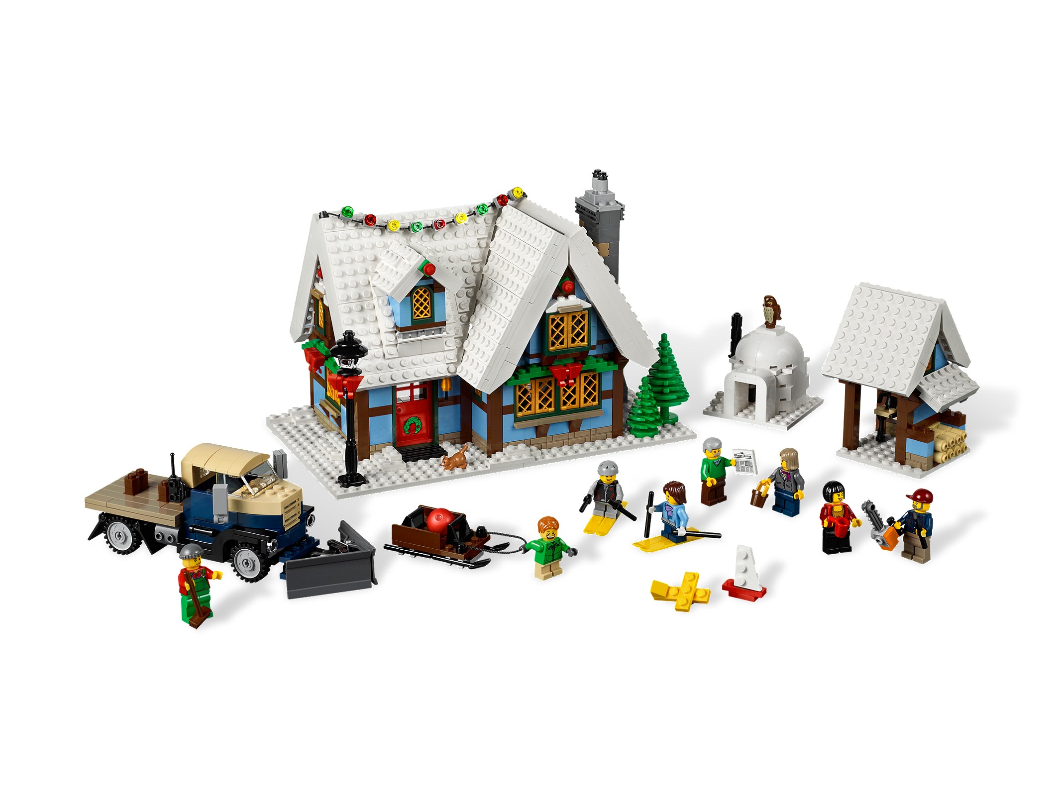 Winter Village Cottage