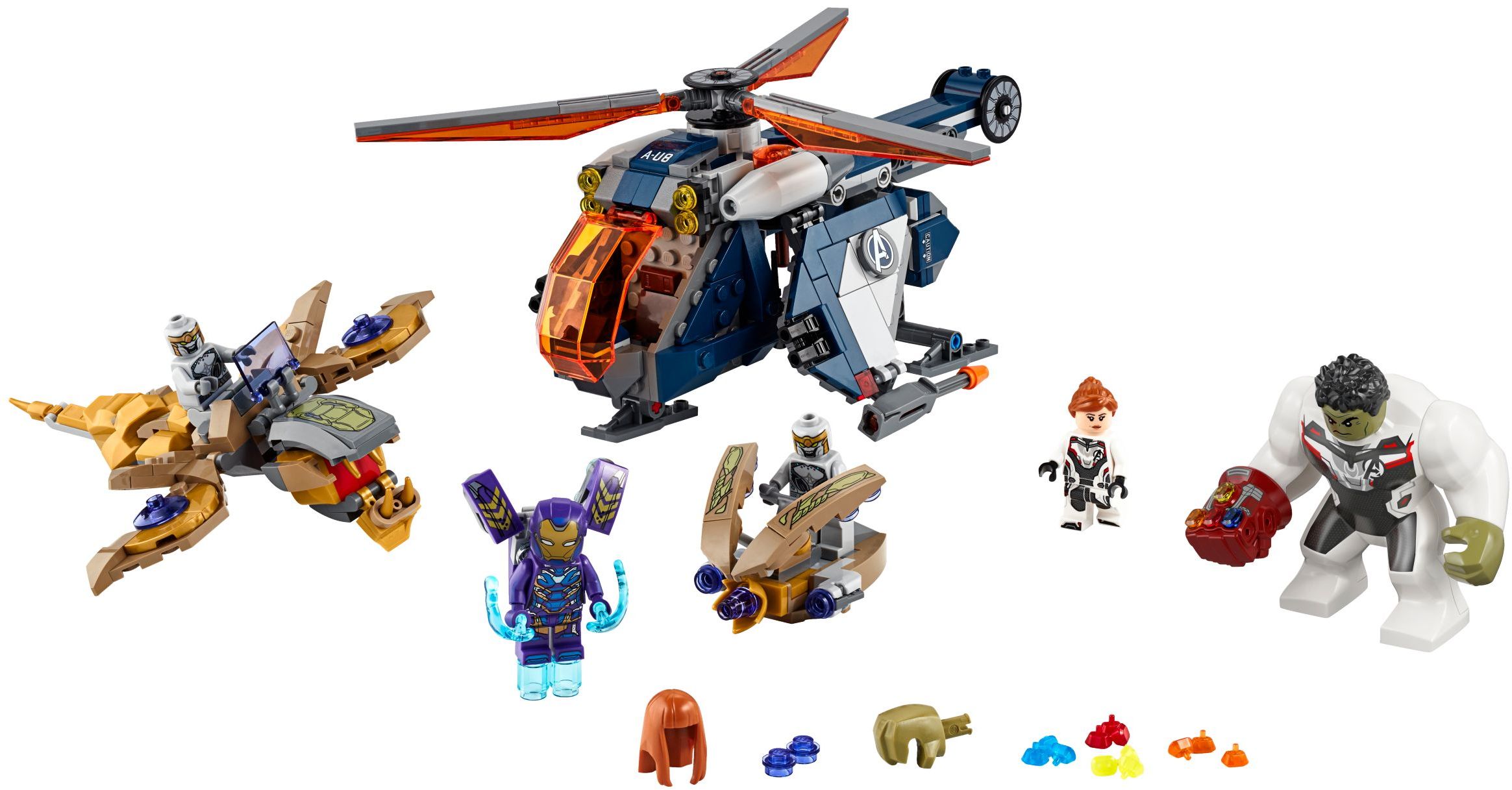 Avengers Hulk Helicopter Rescue