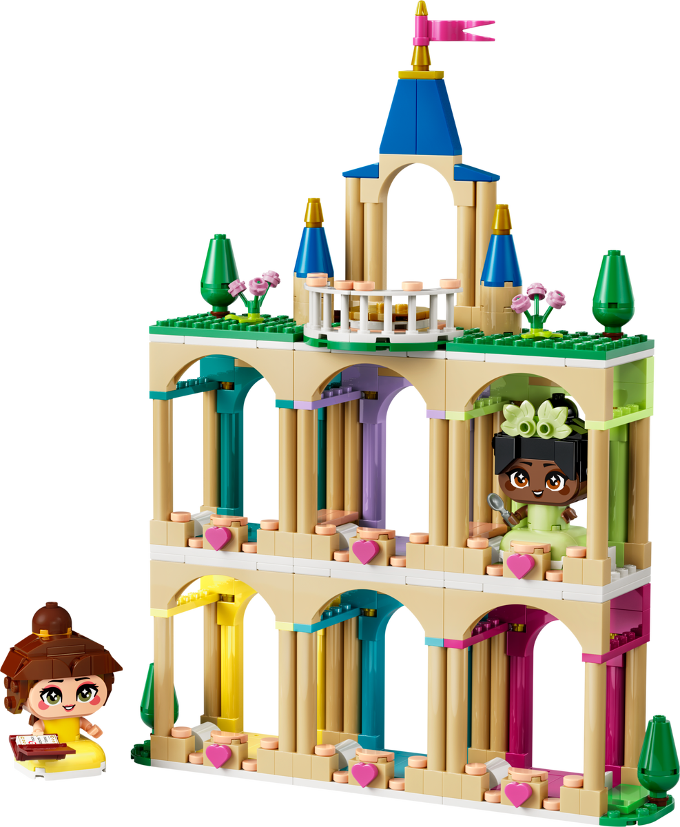Mini Belle &amp; Tiana with Castle