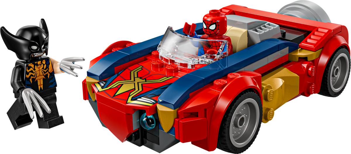 Spider-Man Car vs. Venomized Wolverine