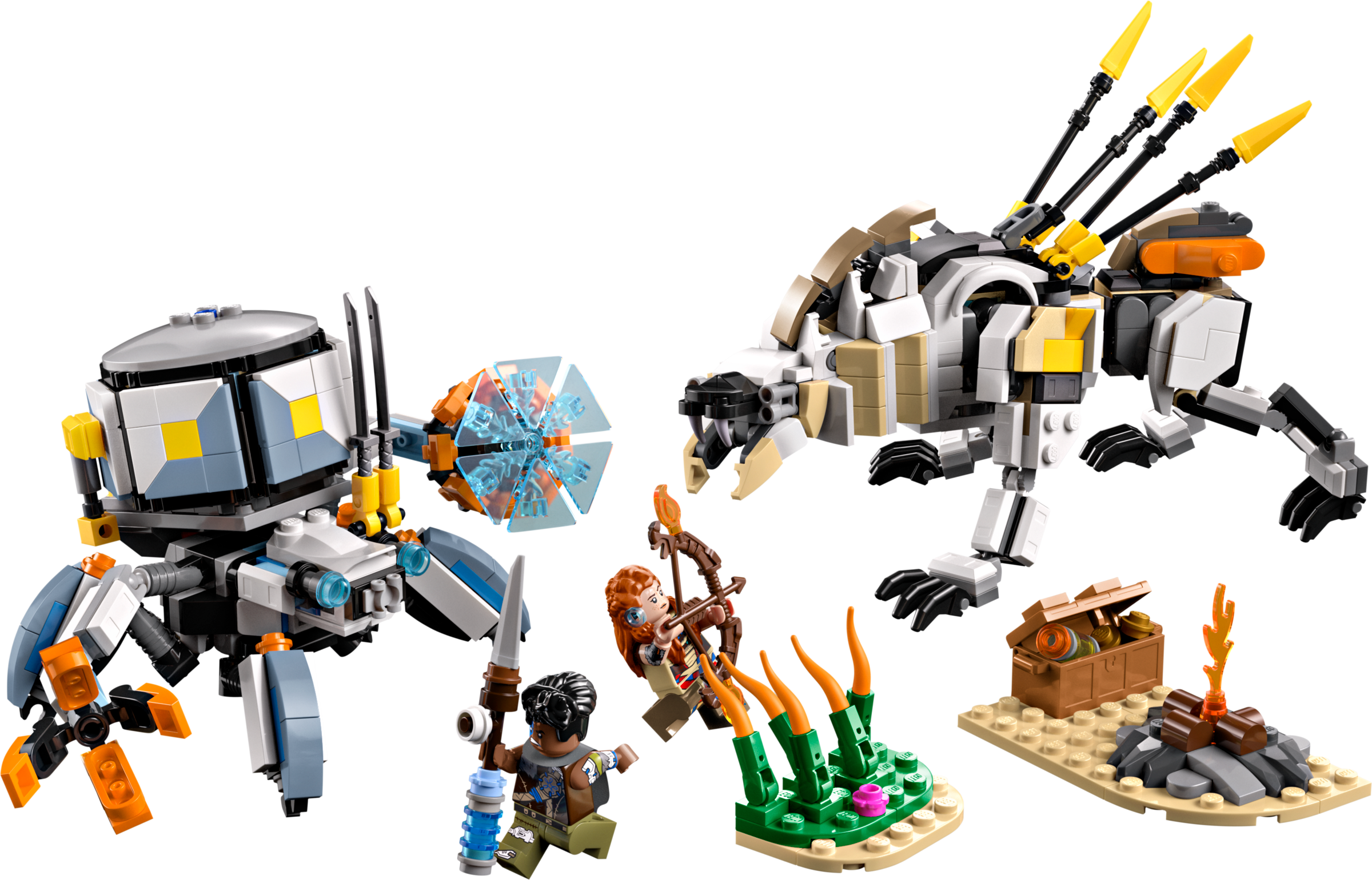 Aloy &amp; Varl vs. Shell-Walker &amp; Sawtooth