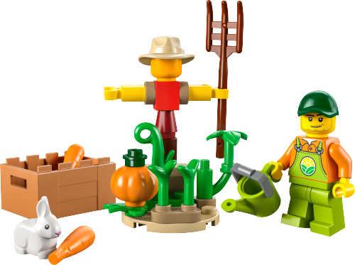 Farm Garden &amp; Scarecrow
