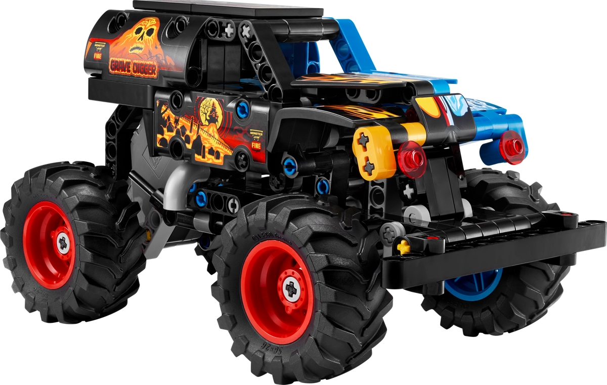 Monster Jam Grave Digger Fire and Ice