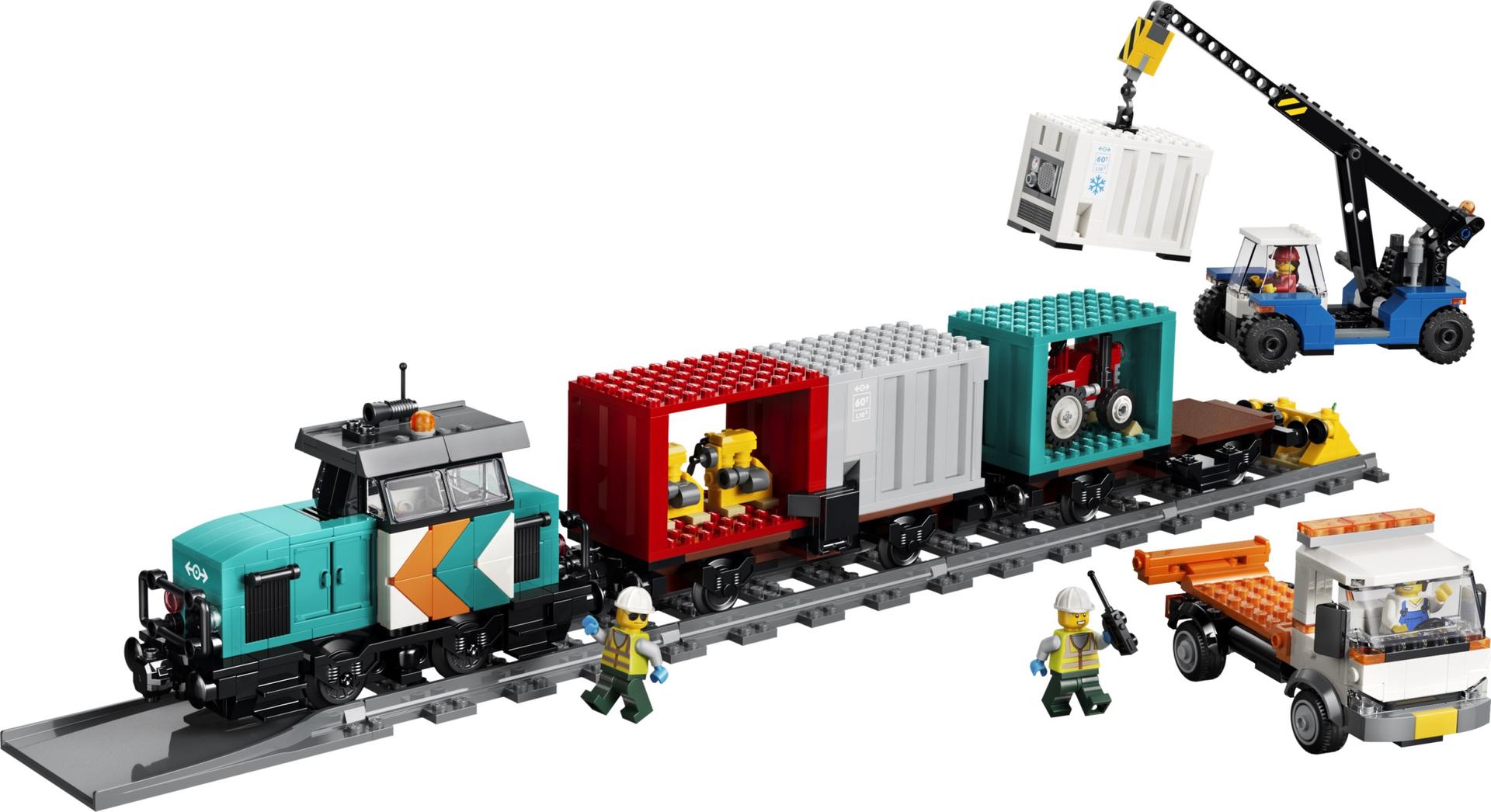 Harbor Freight Train with Crane &amp; Truck