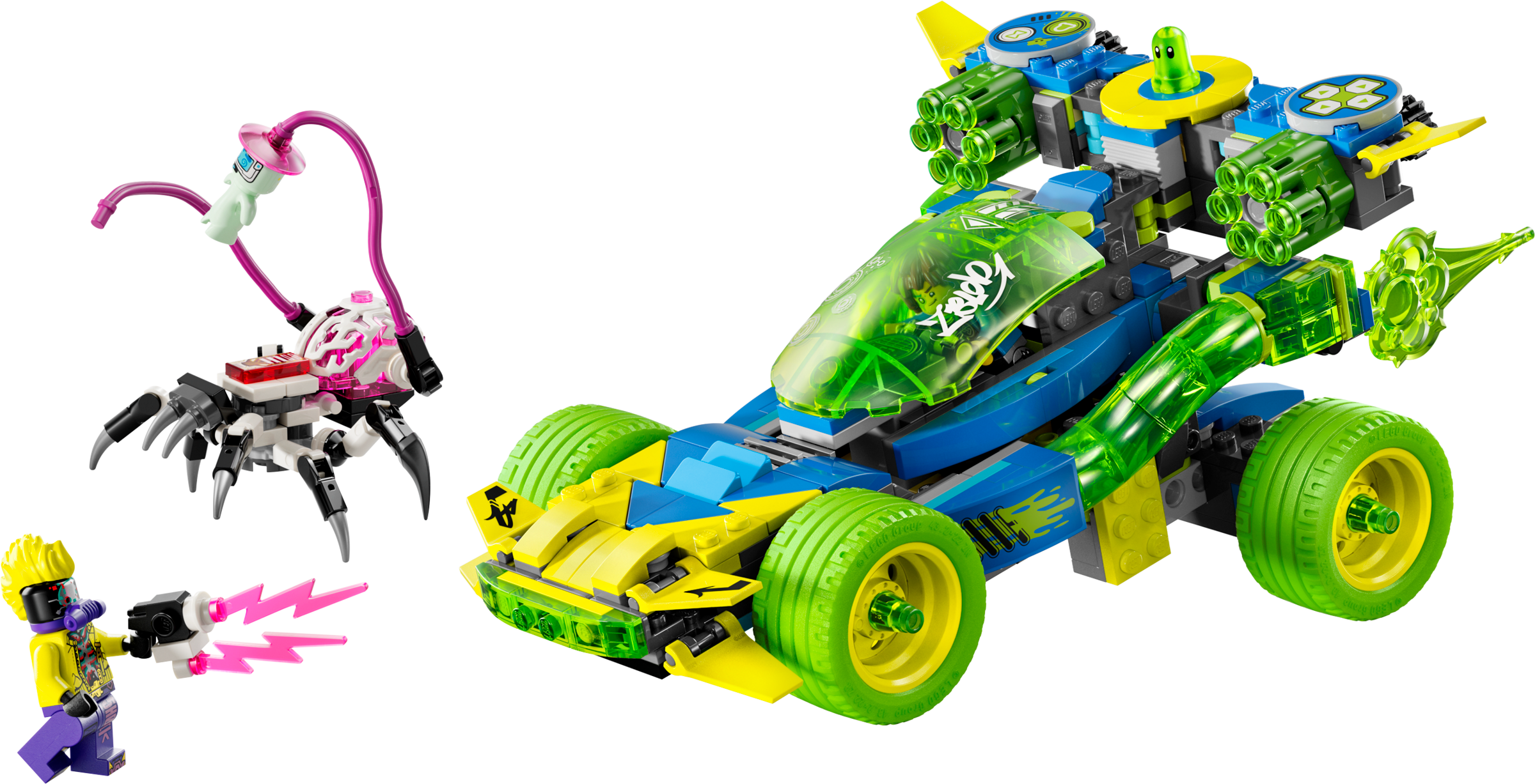Mateo and the Z-Blob Action Race Car