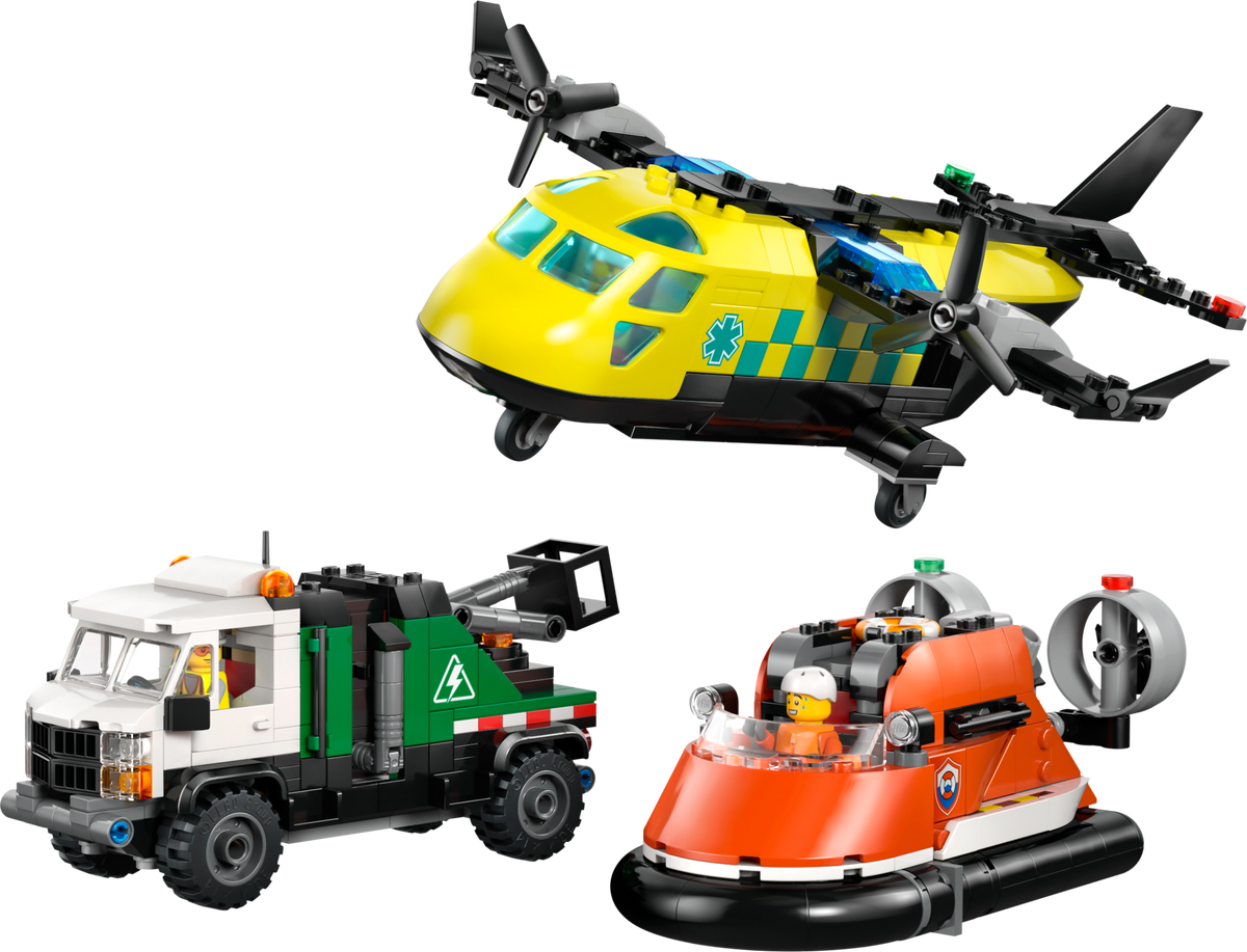 Airplane, Service Truck &amp; Hovercraft Remix