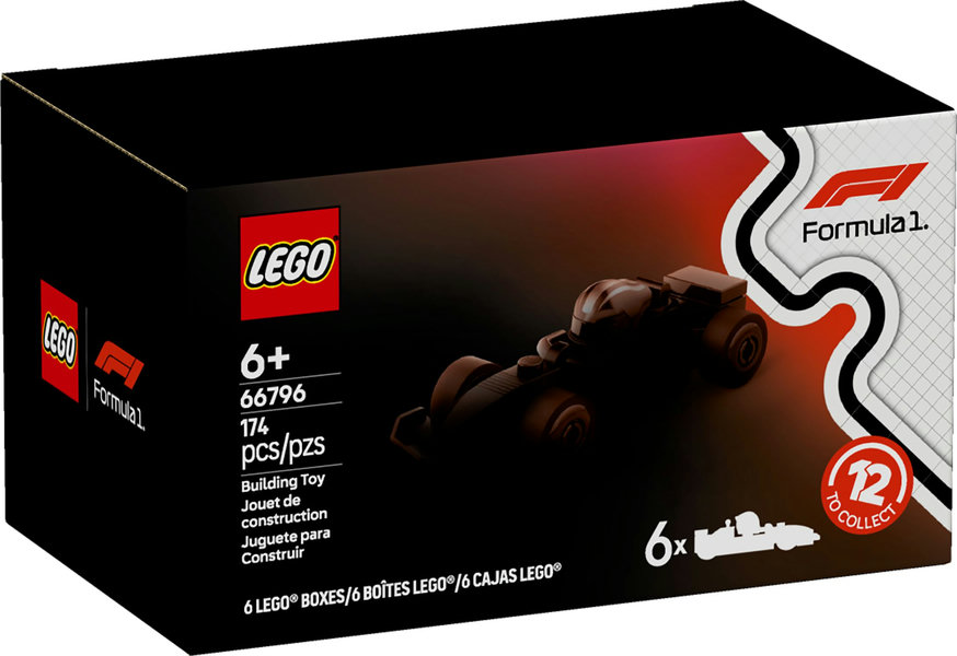 F1 Collectible Race Car 6-Pack
