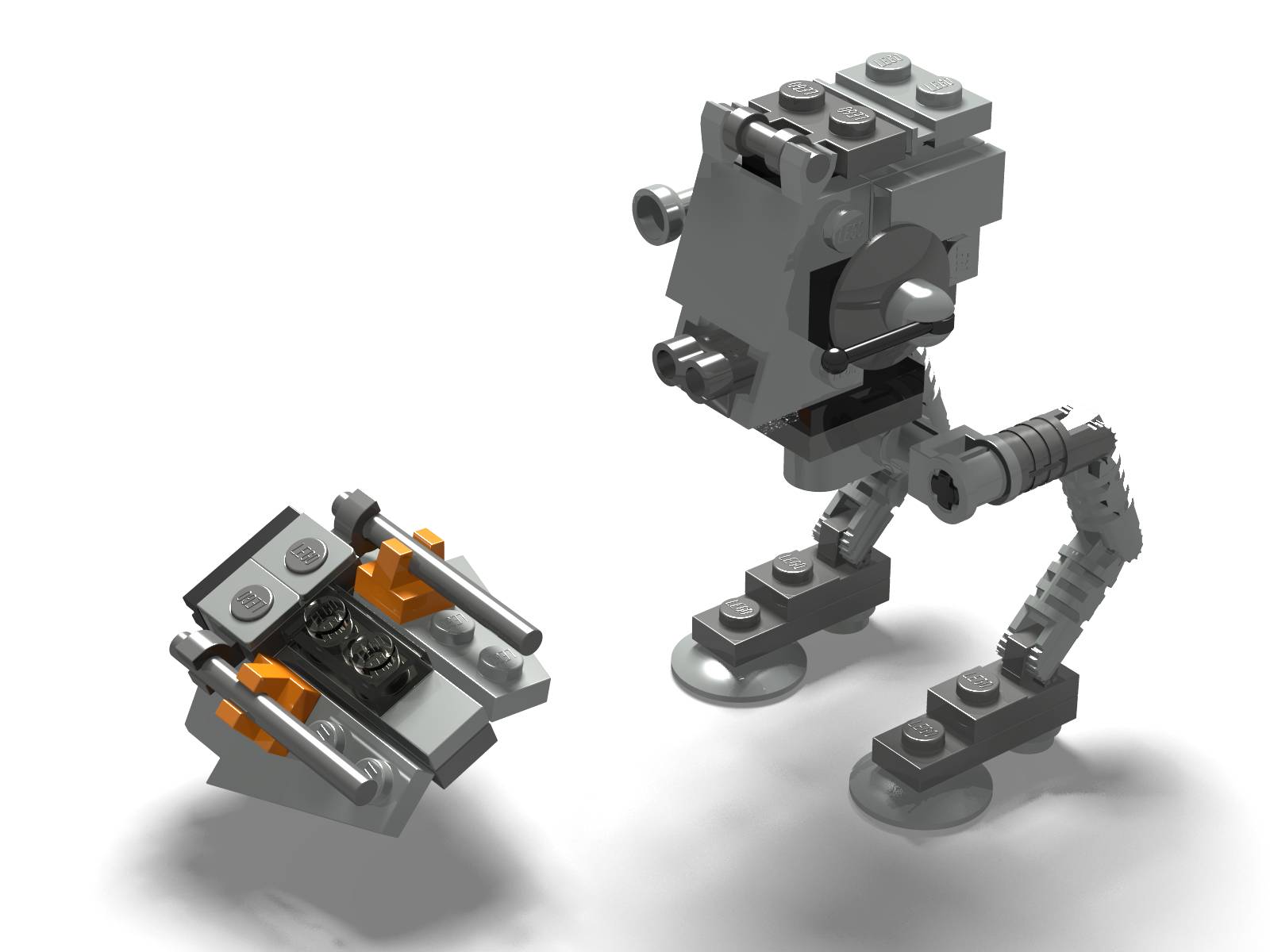 AT-ST &amp; Snowspeeder - Mini