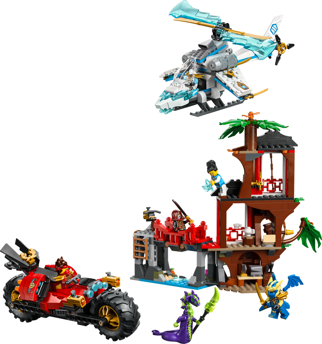 Ninja Vehicle Tree House Battle